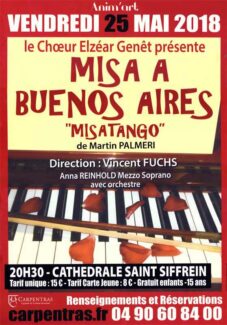 Choeur Elzéar Genêt Carpentras Misatango 2018