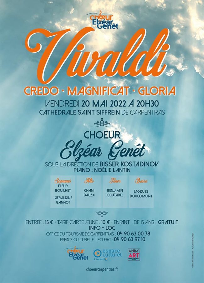 Choeur Elzéar Genet Carpentras Concert 20 mai 2022 Cathédrale Saint Siffrein