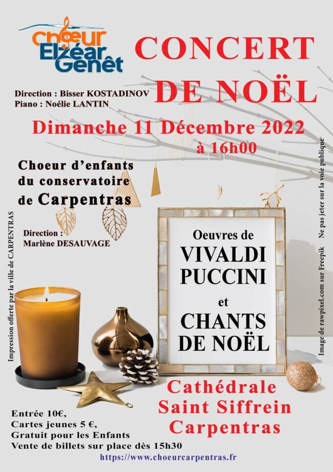 Concert Noël 2022 Concert de Noël 2022