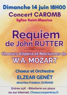 Requiem John Rutter & Mozart Caromb